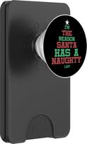 Weihnachtsbaum Grund für die freche Liste des Weihnachtsmanns PopSockets PopWallet für MagSafe