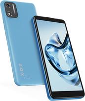 XGODY X32 mobilusis telefonas be sutarties, 5,5 colių pigus išmanusis telefonas, 2GB + 16GB, 128GB, išplečiamas, aštuonių branduolių, mėlynas, "Android 14 Go", 4G Dual SIM, 8MP + 5MP kamera, 2850 mAh baterija, veido atpažinimas, GPS