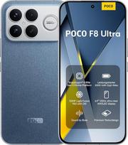 XIAOMI Poco F8 Ultra, išmanusis telefonas 12 + 256GB, 6,9 colių 120 Hz AMOLED ekranas, 50 MP "Light Fusion 950" su OIS, "Bose" garsas, 6500 mAh, denimo mėlyna