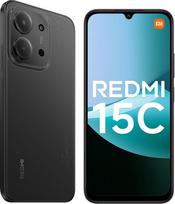 XIAOMI Redmi 15C 6,9 colių mobilusis telefonas 120Hz, 6000 mAh, 4+256G išmanusis telefonas Vidurnaktis juodas