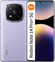 XIAOMI Redmi Note 14 Pro+ 5G išmanusis telefonas, 8+256GB, violetinės spalvos, IA Pro-Grade 200MP kamera, IP68, 120W HyperCharge, IA funkcijos, NFC (su įkrovikliu)