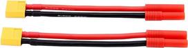 XT60 vyriškos ir HXT 4 mm rutulinės banano jungties adapteris su 12awg 10 cm laidu tinka Turnigy (C72-2), 2 vnt.