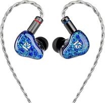 Yinyoo KBEAR SR8 IEM ausinės su mikrofonu, 1DD+3BA hibridinis vairuotojas, skirtas muzikantams, HiFi laidinės ausinės su mikrofonu, nuimamas 5N OFC laidas, IEM ausinės žaidimams, audiofilams ir spektakliams