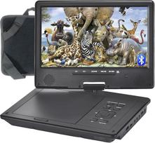 YOOHOOO 12,5 colio nešiojamasis DVD grotuvas su "Bluetooth" ir 10,5 colio HD ekranu vaikams, kelionėms, automobilio televizorius ant galvos atlošo, be visų regionų, visų formatų MKV/MP4/WAV/CD/1080P atkūrimas