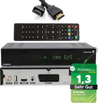 ZEHNDER HX 2300 VFD palydovinis imtuvas + HDMI laidas, su įrašymo funkcija, su Full HD funkcija, skaitmeninis palydovinis imtuvas, skirtas palydovinei televizijai, HD imtuvas
