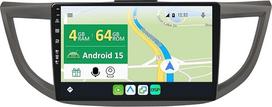 [4G + 64G] IPS 10.1 colių "Android 15" automobilinis radijas "Honda CRV 2012-2016" su "Navi Octa Core" [Integruotas "CarPlay"/"Android Car"/"DSP"/"Mirror Link"/"GPS Navi"/360 kamera"/"Bluetooth 5.0"/"WiFi"/"USB