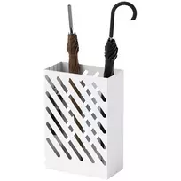 Skėčių stovas Homcom 28x14x41cm., baltos spalvos