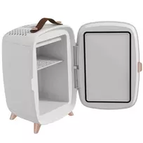 Mini šaldytuvas kosmetikai Homcom 24,3x19,4x35,6cm., baltos spalvos