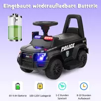 Vaikiškas elektrinis automobilis 62x44x43cm., juodos spalvos