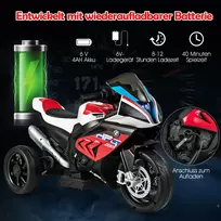 Elektrinis vaikiškas motociklas 82,5x42x54cm., įvairių spalvų