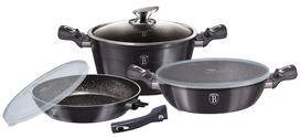 Puodų ir keptuvių rinkinys, su priedais Berlinger Haus Carbon Pro BH- 7052