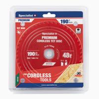 Pjovimo diskas Specialist+ LTW1904830-T; 190x30x1,0 mm; Z48; 5°