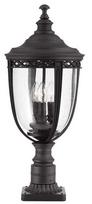 Pastatomas lauko šviestuvas Feiss Collection English Bridle, 60W, E14, IP44, juoda sp., 26.7 cm x 63.8 cm