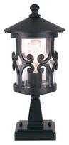 Pastatomas lauko šviestuvas Elstead Lighting Hereford, 60W, E27, IP23, juoda sp., 15 cm x 34 cm