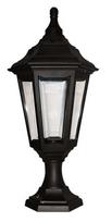 Pastatomas lauko šviestuvas Elstead Lighting Kinsale, 60W, E27, IP44, juoda sp., 23 cm x 51 cm