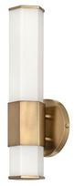 Šviestuvas sieninis Elstead Lighting Facet, LED, 3000 °K, 1 x 12 W, balta sp. / bronzos sp.