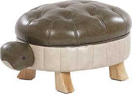 Pufas Beliani Turtle, žalia sp., 43 cm x 73 cm x 26 cm