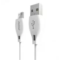Dudao L4SM USB-A / micro USB kabelis 2A 1m - baltas