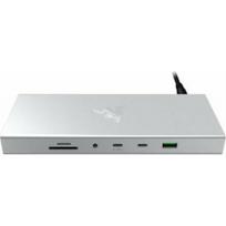 RAZER USB 4 Dock Mercury - 4K, 1x HDMI 2.1 (120 Hz), 1x DP 1.4 (240 Hz), 2x USB-A (2. Gen), 2x USB-A (1. Gen), 2x USB-C (10Gb/Sek.), 1x Gbit Ethernet, 1x SD 3.0 UHS-II, 1x 3,5mm Klinke, 180W | RC21-02280200-R3EK | 8887910053331