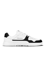 Barefoot Sneakers Barebarics Zing - White & Black - Leather