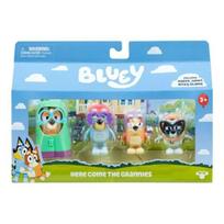 Bluey: Močiutės rinkinys – 4 dalių figūrėlių komplektas