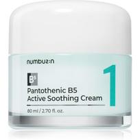 Numbuzin No. 1 Pantothenic B5 Active Soothing Cream raminamasis veido kremas drėkinamojo poveikio 80 ml