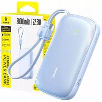 BASEUS išorinė baterija 20000 mAh 22.5W USB-C USB-A LIGHTNING