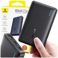 BASEUS išorinė baterija 10000 mAh 22,5W su greitu įkrovimu USB-C USB-A PD QC