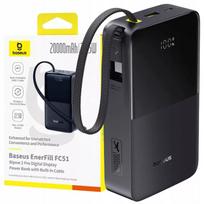 BASEUS 20000 mAh 22.5W nešiojamas įkroviklis su USB-C laidu BIPOW PRO