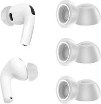 "AirPods Pro 3" ausinių antgaliai, minkštos atminties putų ausinės "AirPods Pro" 3 kartos ausinėms, be silikono atspaudų, neslidus dizainas, tinka įkrovimo dėklui, 3 poros (M, pilka)