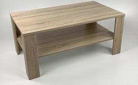 "Bea Sonoma" kavos staliukas "Light Rough Sawn Oak" Plotis 100 cm Gylis 54 cm Aukštis 43,5 cm