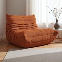"Bean Bag" kėdė, židinys Togo kėdė, didelė tinginių grindų sofa suaugusiems ir paaugliams, ergonomiška kėdė prie ugnies, didelio tankio komfortas, svetainė, miegamasis, biuras