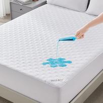 "BEDLORE" čiužinio užvalkalas 180 x 200 cm, vandeniui atsparus čiužinio užvalkalas, netriukšmingas čiužinio užvalkalas su gilia kišene - minkštas, kvėpuojantis ir patogus (baltas)
