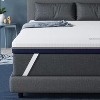 "BedStory" čiužinio antčiužinys 90 x 190 cm, 10 cm storio, gelio atminties putų čiužinio antčiužinys, ergonomiškas čiužinio antčiužinys, didelio tankio, vėdinamas, skalbiamas, hipoalerginis užvalkalas