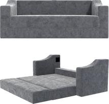 "Boneless Futon" modulinė sofa-lova, sulankstoma 200 cm dvigulė lova su labai elastinga kempine, sulankstoma dvivietė sofa, grindų sofa, lengvai surenkama mažiems kambariams ir svečiams