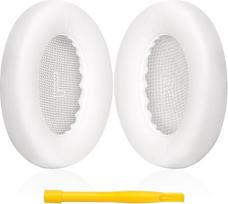 "Bose QuietComfort (QC) Ultra Wireless" belaidėms ausinėms skirti pakaitiniai ausų įdėklai, minkštos baltyminės odos ir didelio tankio atminties putų ausų įdėklai, izoliuojantys triukšmą (baltas dūmas)