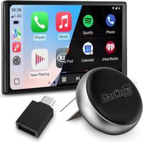 "Carlinkit" belaidis "CarPlay" ir "Android" automobilinis adapteris - "Mini Ultra 3", OEM kabelio jungtį keičia į belaidę "CarPlay" / "Android" automobilinę jungtį, skirtą "iPhone" ir "Android 11+", USB-A/Type-C Plug & Play, atnaujinimas internetu