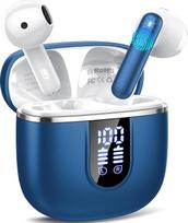 "Cillso" "Bluetooth" ausinės, belaidės "Bluetooth 5.4" ausinės į ausis su 40 valandų trukmės ausinėmis, triukšmą slopinančiais mikrofonais