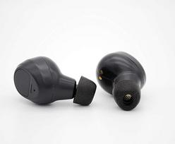 "Dekoni Audio" 4,9 mm aukščiausios kokybės atminties putų izoliacijos antgalis tikroms belaidėms ausinėms, mažas, 3 vnt., juodas