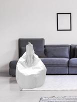 "Dmora Elegant Bean Bag" baltos spalvos 80 x 120 x 80 cm