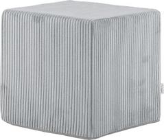 "Ecopuf Block Pouf Footstool" - visiškai nuimamas - kvadratinis paminkštintas pufas, skirtas naudoti patalpose, 40 x 40 cm dydžio