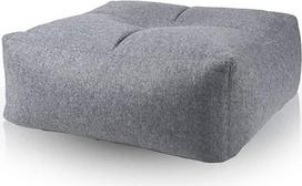 "Ecopuf Luca Felt Stool" Dekoratyvinė taburetė Sėdynė Kubas Kojinė Sėdynės pagalvėlė Pouf Ottoman Kojinė Dydžiai 75 x 30 cm Pilka