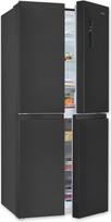 "Exquisit Multidoor MD425-150-040C" inoxlook-az | No Frost | Grynoji talpa: 421 L | Temperatūros kontrolė | Signalizacija