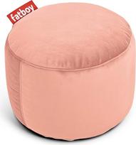 "Fatboy Point Velvet Indoor Bean Bag Pouf, Ottoman, and Footstool - Pearl Blush