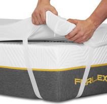 "Ferlex" - neperšlampamas čiužinio viršutinis sluoksnis iš atminties putų 160 x 200 cm | 100 % viskoelastinis | labai minkštas ir vėsus "Tencel" audinys | 5 cm aukštis | kvėpuojantis ir nuimamas čiužinio užvalkalas
