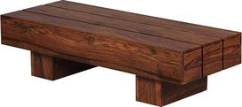 "FineBuy" medžio masyvo kavos staliukas, 120 x 45 x 30 cm