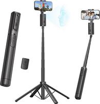 "Fuloview Selfie Stick" trikojis, 67 colių trikojis "iPhone", belaidis nuotolinio valdymo pultas, skirtas asmenukėms, grupinėms nuotraukoms, vaizdo įrašams fotografuoti, telefono stovas, suderinamas su "iPhone", "Android" telefonu, fotoaparatu