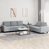 "Gecheer" 2 dalių sofos komplektas Sofos sofos komplektas Minkšta svetainės sofa Sofos sofos komplektas Sėdynės baldai Svetainės sofa Minkšti baldai Kėdė Kėdė Dizainas Sofa Sodo sofa Šviesiai pilkas audinys 148