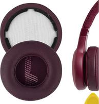 "Geekria QuickFit" keičiamos baltyminės odos ausų pagalvėlės "JBL Live 400BT" ausinėms "Headset" ausų pagalvėlės remonto dalys (raudonos spalvos)