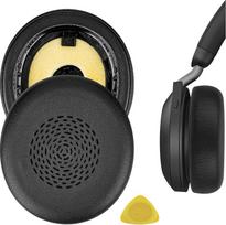 "Geekria QuickFit" pakaitiniai ausų įdėklai "Jabra Evolve2 75" belaidėms ausinėms ausinių įdėklai ausinių įdėklai ausinių kaušelių remonto dalys (juodos spalvos)